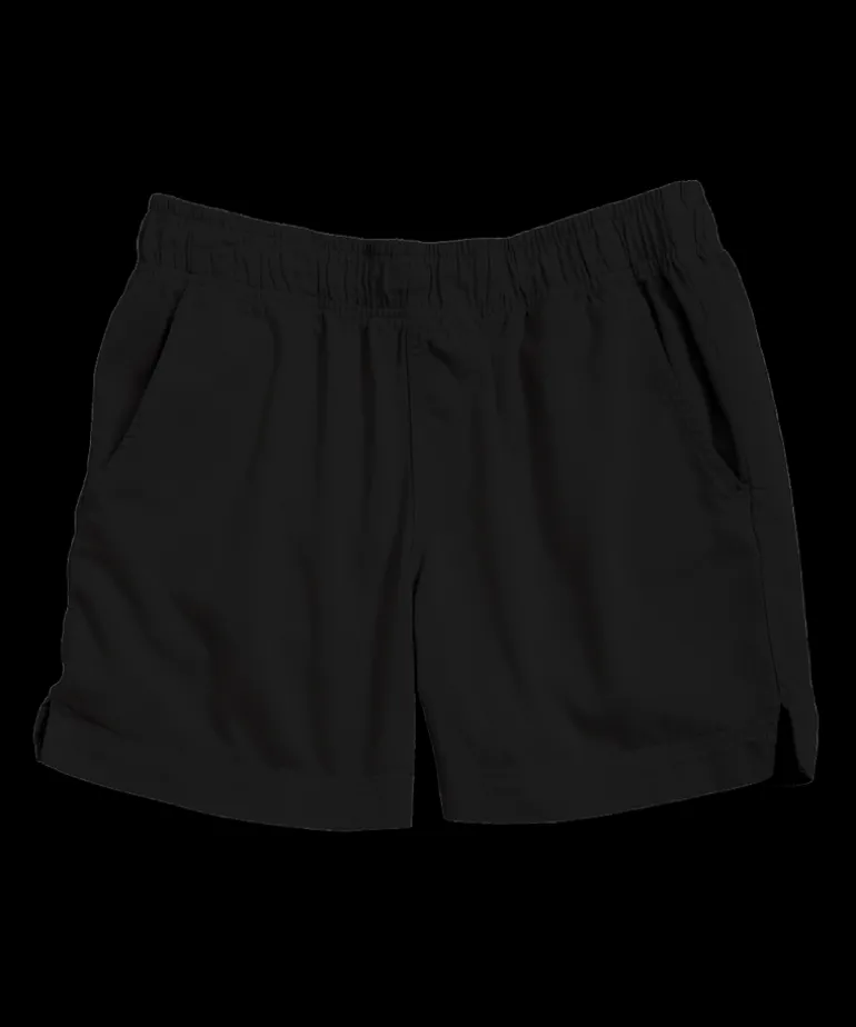 Black Shoreline Twill Shorts
