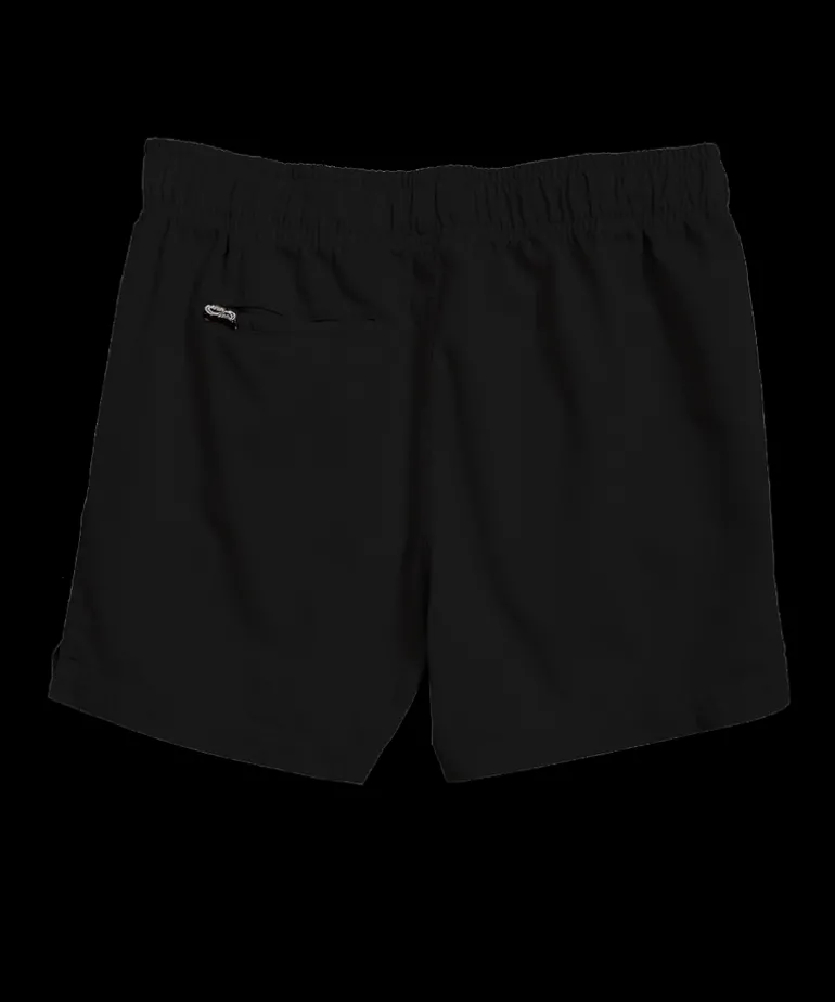 Black Shoreline Twill Shorts