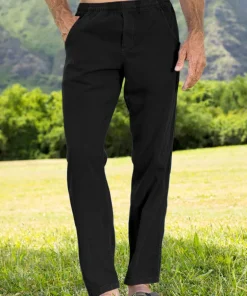 Black Twill Pants