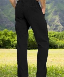 Black Twill Pants
