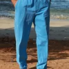 Blue Hawaii Dyed Canton Pants