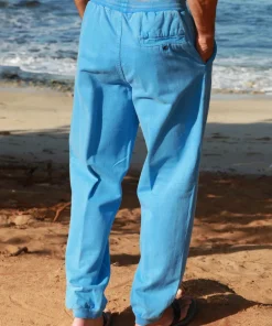 Blue Hawaii Dyed Canton Pants