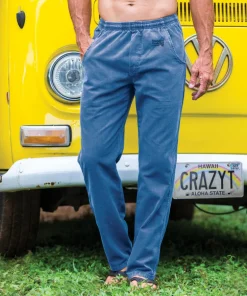 Blueberry Dyed Twill Pants