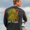 Bob Marley Lion Of Judah - Black Long Sleeve Crewneck T-Shirt