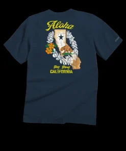 California Strong - Navy Short Sleeve Crewneck T-Shirt