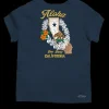 California Strong - Navy Short Sleeve Scoop Neck T-Shirt
