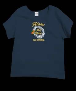 California Strong - Navy Short Sleeve Scoop Neck T-Shirt