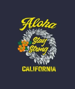 California Strong - Navy Short Sleeve Scoop Neck T-Shirt