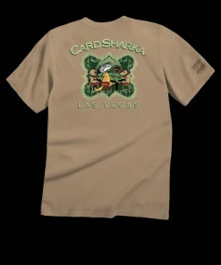 Card Sharka - Kona Coffee Dyed Short Sleeve Crewneck T-Shirt