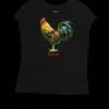 Chicken Scratch - Jet Black Short Sleeve Pima T-Shirt