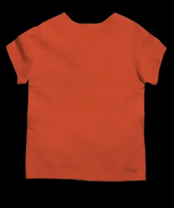 Chinese Peonies - Paprika Short Sleeve Scoop Neck T-Shirt