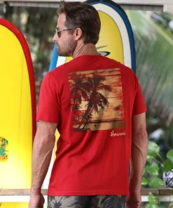 Come Sail Away - Rugby Red Short Sleeve Pima T-Shirt