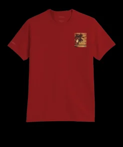 Come Sail Away - Rugby Red Short Sleeve Pima T-Shirt