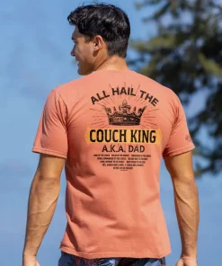 Couch King - Chile Dyed Short Sleeve Crewneck T-Shirt