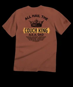 Couch King - Chile Dyed Short Sleeve Crewneck T-Shirt