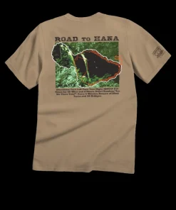 Crazy Road To Hana - Kona Coffee Dyed Short Sleeve Crewneck T-Shirt
