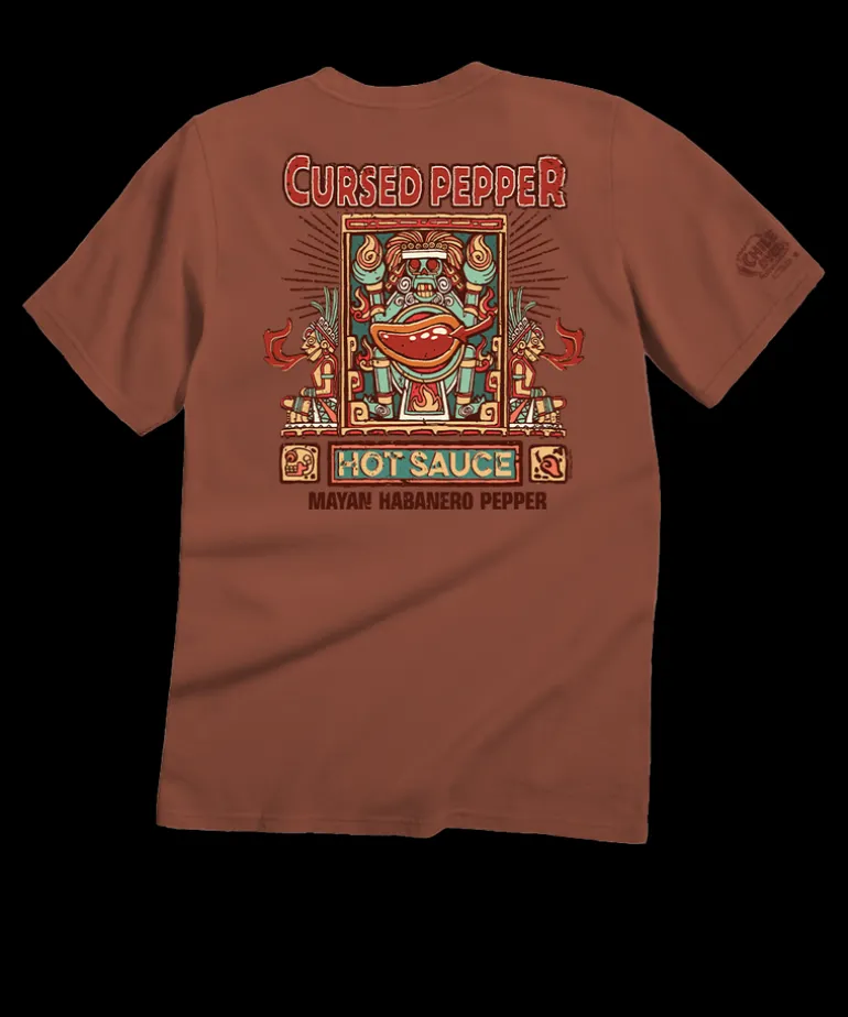 Cursed Pepper - Chile Dyed Short Sleeve Crewneck T-Shirt