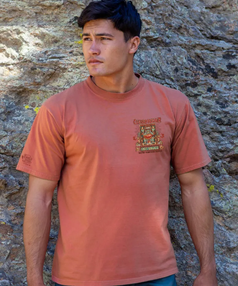 Cursed Pepper - Chile Dyed Short Sleeve Crewneck T-Shirt
