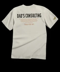 Dad Consulting - Coconut Dyed Short Sleeve Crewneck T-Shirt