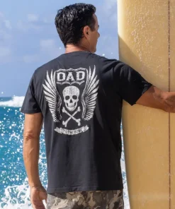 Dad To The Bone - Jet Black Short Sleeve Pima T-Shirt