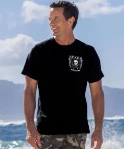 Dad To The Bone - Jet Black Short Sleeve Pima T-Shirt