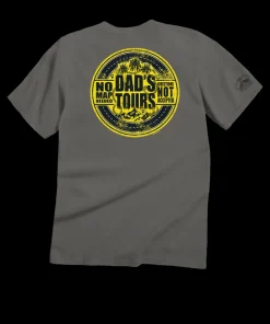 Dads Tours No Map - Crater Dyed® Short Sleeve Crewneck T-Shirt