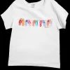 Flippin Out - White Short Sleeve Scoop Neck T-Shirt