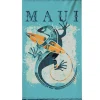 Gecko Watercolor - Microfiber Beach Towel