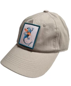 Gecko Watercolor - Stone Twill Hat