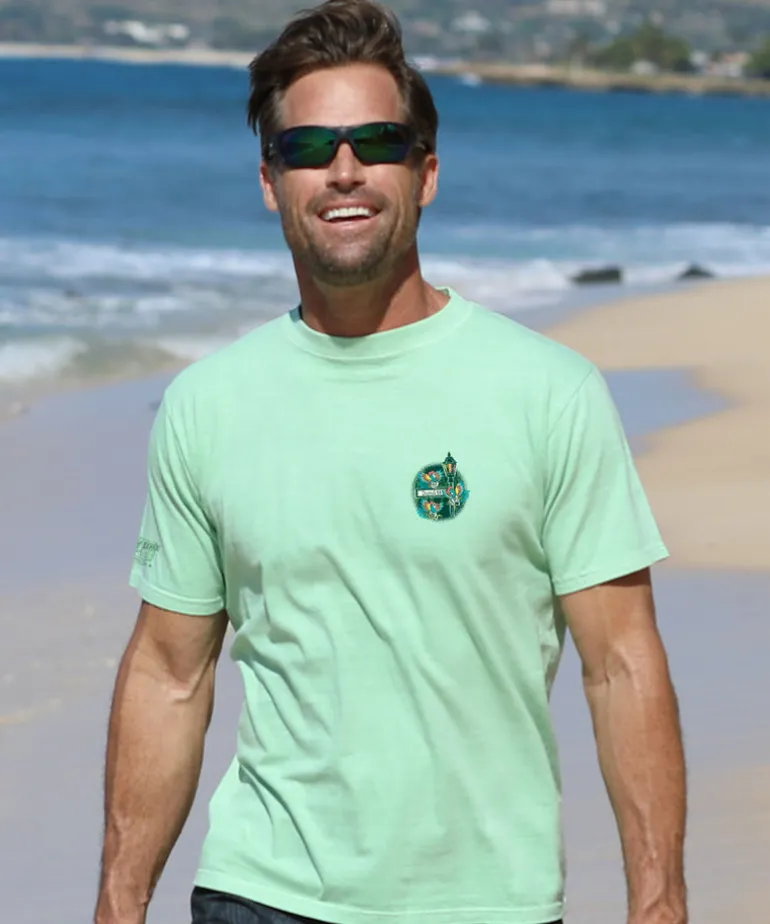 Grateful Dead Duval Street - Key Lime Dyed Short Sleeve Crewneck T-Shirt