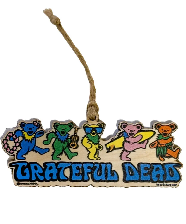 Grateful Dead Hula Bears - Maplewood Ornament