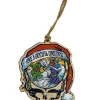 Grateful Dead Stealie Santa - Maplewood Ornament