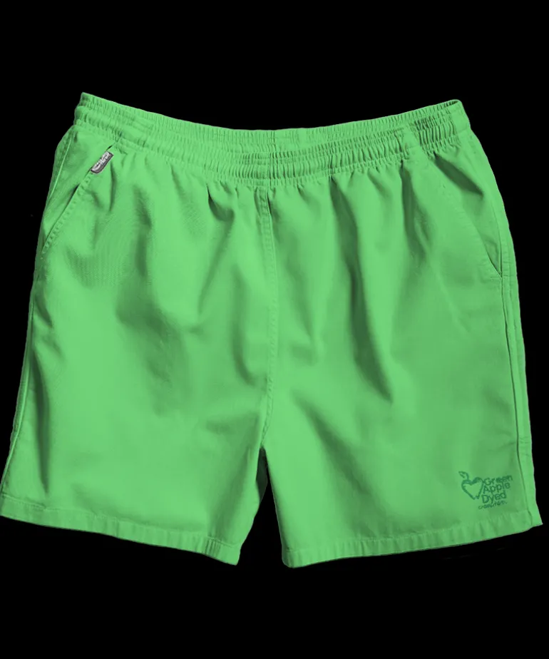 Green Apple Dyed Crazyshorts® Twill Shorts