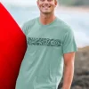 Hanele Band - Seagreen Short Sleeve Pima T-Shirt