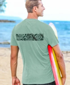Hanele Band - Seagreen Short Sleeve Pima T-Shirt