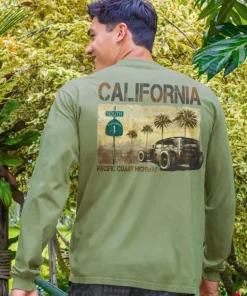 Highway - Hemp Dyed Long Sleeve Crewneck T-Shirt