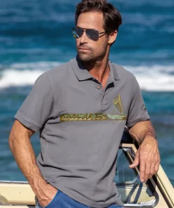 Hokulea Band - Crater Dyed® Short Sleeve Oceanfront Polo Shirt