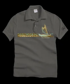 Hokulea Band - Crater Dyed® Short Sleeve Oceanfront Polo Shirt