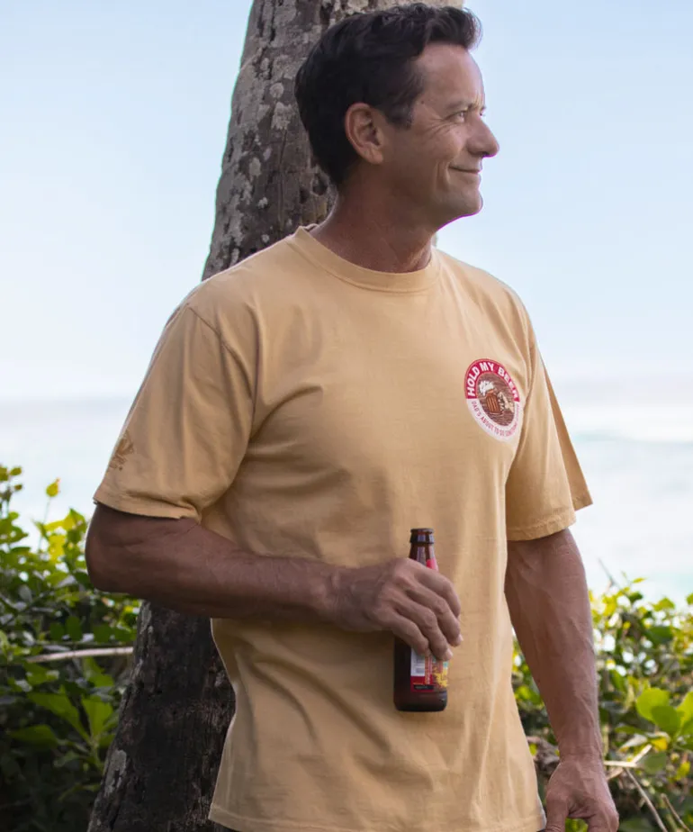 Hold My Beer - Beer Dyed Short Sleeve Crewneck T-Shirt