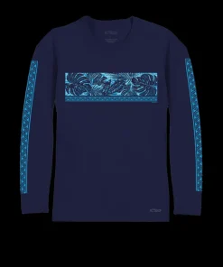 Holo Holo Band - Indigo Long Sleeve Pima T-Shirt