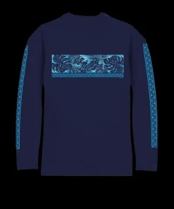 Holo Holo Band - Indigo Long Sleeve Pima T-Shirt