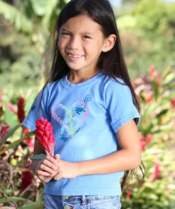 Honu Love - Blue Hawaii Dyed Short Sleeve Crewneck T-Shirt