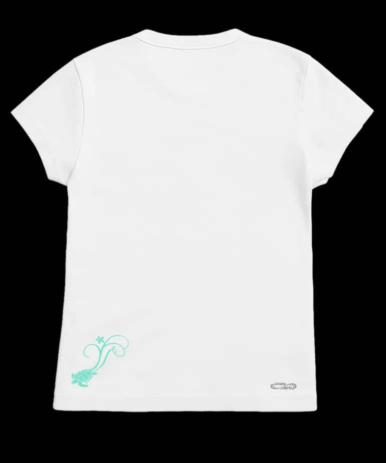 Honu Love - White Short Sleeve Crewneck T-Shirt