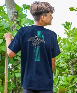 Honu Tribe - Navy Short Sleeve Crewneck T-Shirt