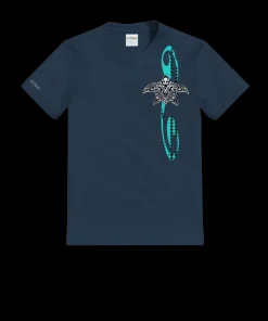 Honu Tribe - Navy Short Sleeve Crewneck T-Shirt