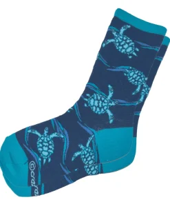 Honu Trio - Graphic Cotton Crew Socks