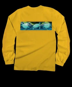Honus In Surf Band - Pineapple Dyed Long Sleeve Crewneck T-Shirt