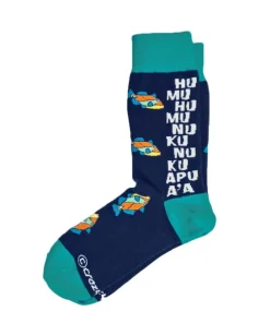 Humu Kalakoa - Graphic Cotton Crew Socks