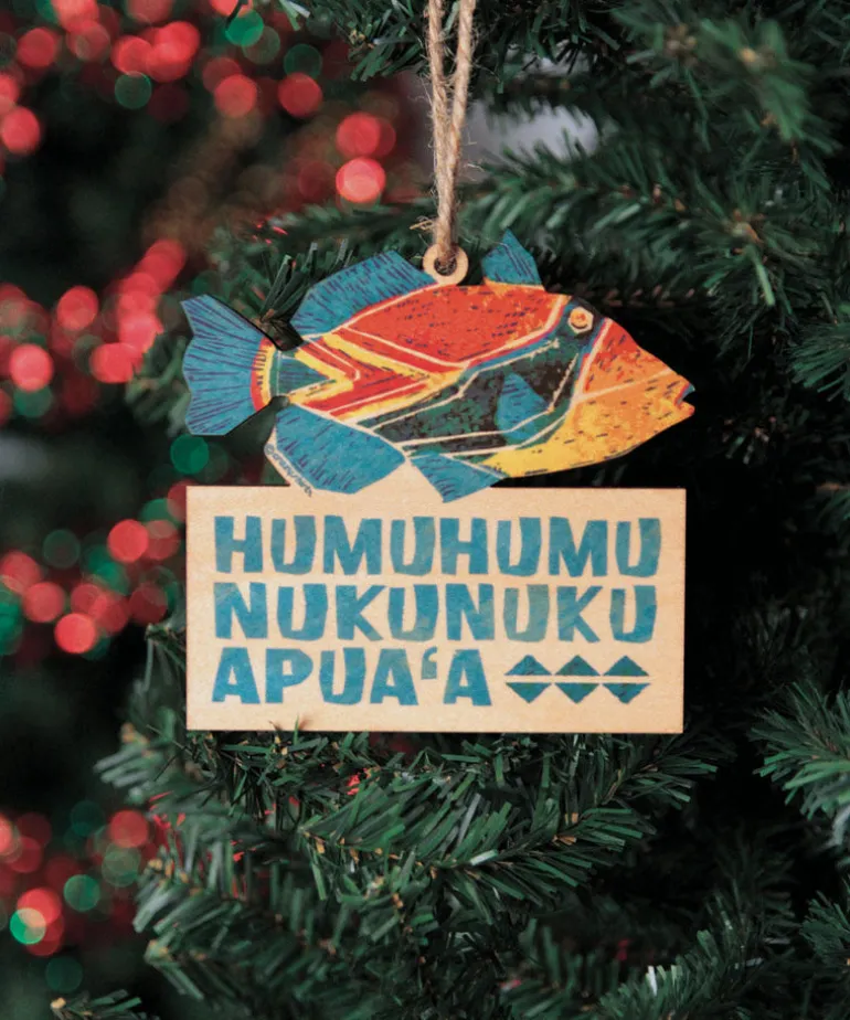 Humu Kalakoa - Maplewood Ornament