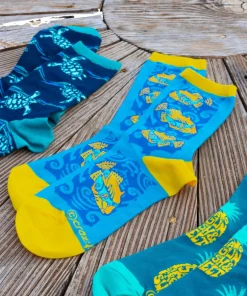 Humu Tribal - Graphic Cotton Crew Socks